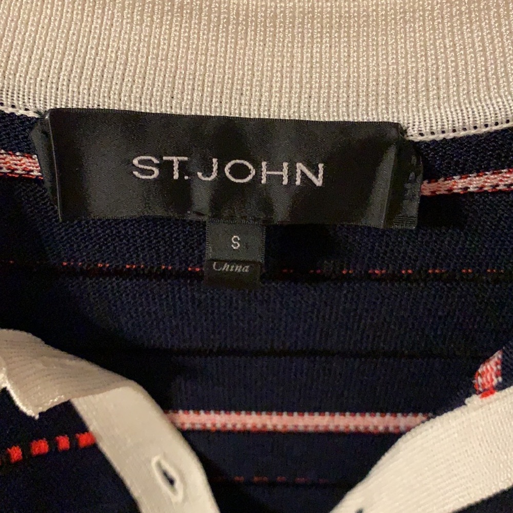 St. John tennis knit polo - Picture 3 of 6